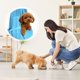thumbnail image 4 of Uxcell Transportador de Perro en Bandolera para Perros y Gatos Pequeños de Hasta 16.5 Libras, Malla Transpirable con Bolsillo, Bolsa de Hombro Cruzada para Mascotas, (Azul Claro, 1 Unidad), 4 of 6