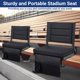 thumbnail image 4 of Silla Stadium Seat Maeytau Bleacher con cojín y respaldo, 4 of 7