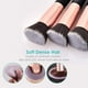 thumbnail image 4 of Brochas Para Maquillaje 14 Piezas. Brocha De Cerdas Sintéticas Prémium. Kit De Brochas Para Sombras De Ojos, Aplicador De Rubor Y Maquillaje En Polvo (oro Rosa), 4 of 5