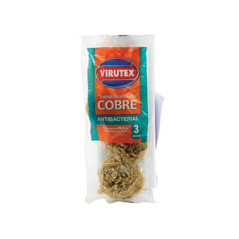 Virutex - Esponja Dorada Orotex Antibacterial