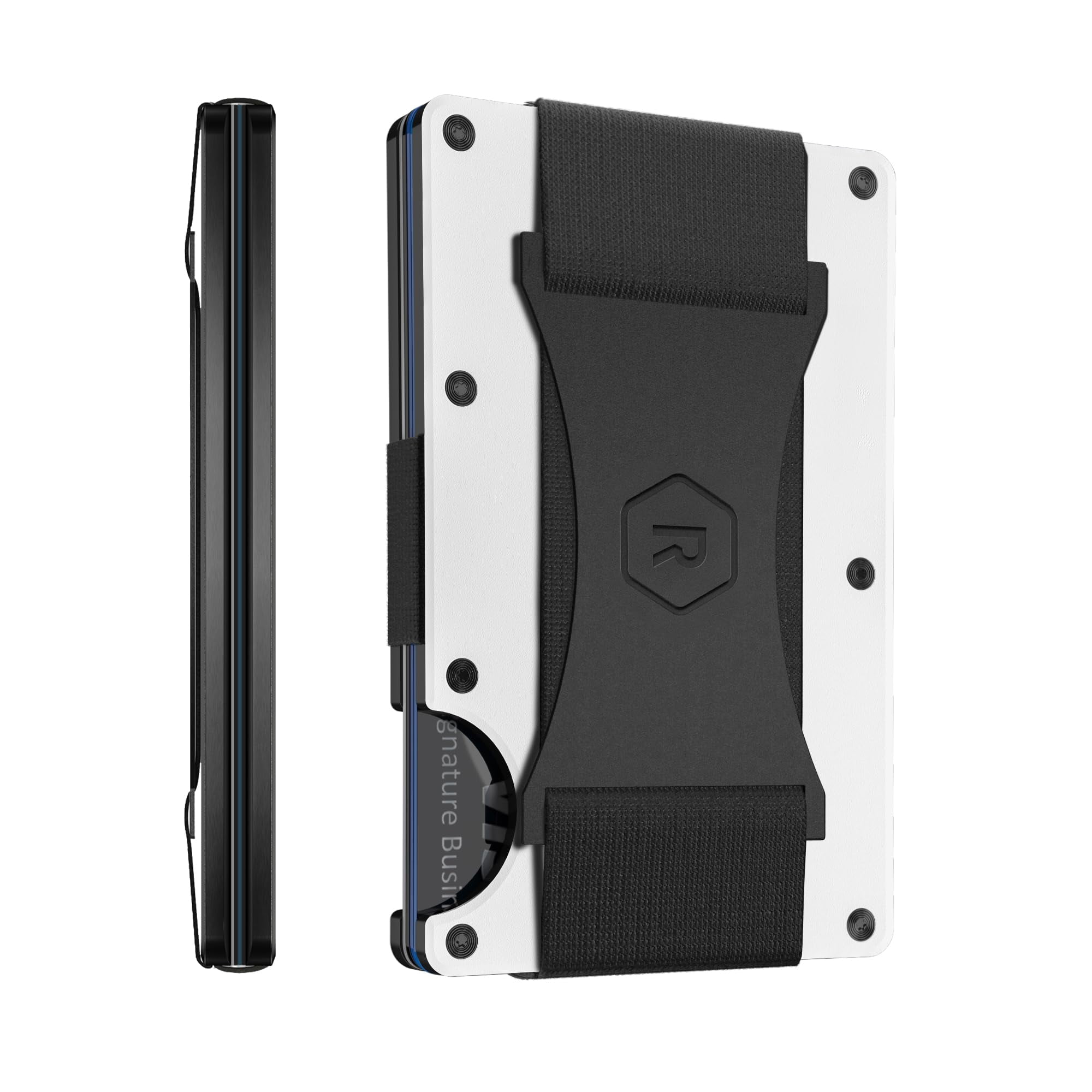 Wallet The Ridge - Cartera Para Hombre, Delgada, Minimalista, Color Blanco Polar