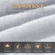 thumbnail image 5 of Calcetines para correr CS CELERSPORT de algodón de corte bajo, 6 pares, blancos, 5 of 7
