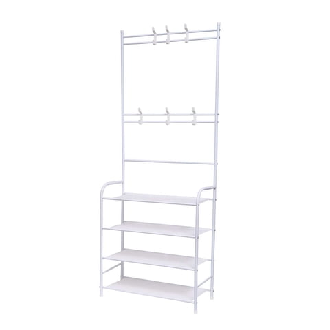 Concepts Life - Estante Multifuncional Perchero Zapatero Organizador De Ropa