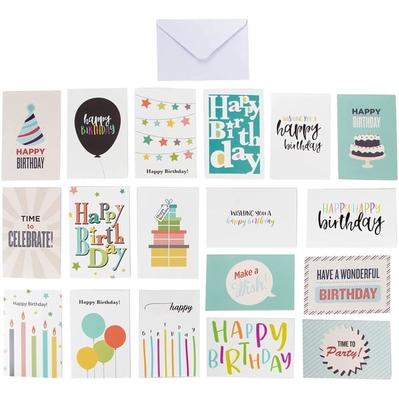 Tarjetas de felicitación BEST PAPER GREETINGS, 144 unidades, 10 x 15 cm