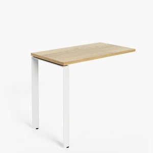 Form Office - Lateral Para Escritorio Space 50X90 Natura/Blanco