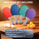 thumbnail image 5 of Set de Ping Pong FBSPORT 4 Palas + 8 Pelotas + Red, 5 of 7
