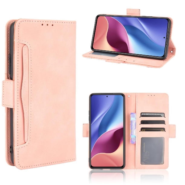 Funda Cartera Magnética para Xiaomi Poco F3- Tarjetero Desmontable, Cuero PU, Soporte