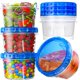 thumbnail image 1 of Contenedores para Alimentos BiuLeon Paquete de 6 de 500 ml libres de BPA, 1 of 7