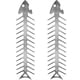 thumbnail image 1 of 1/2/4pcs BBQ Skewers Stainless Steel Reusable Barbecue Skewers Ideal For Grilling Shish Kabobs Use For Beef Pork Chicken Vegetable And Shrimp Kabobs Aesthetic Room Decor Art Supplies Outdoor Camping P, 1 of 3