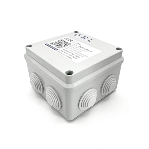 Caja Estanca Derivación Drl Ip40 Pvc 100X100X70Mm Conos Sec Gris