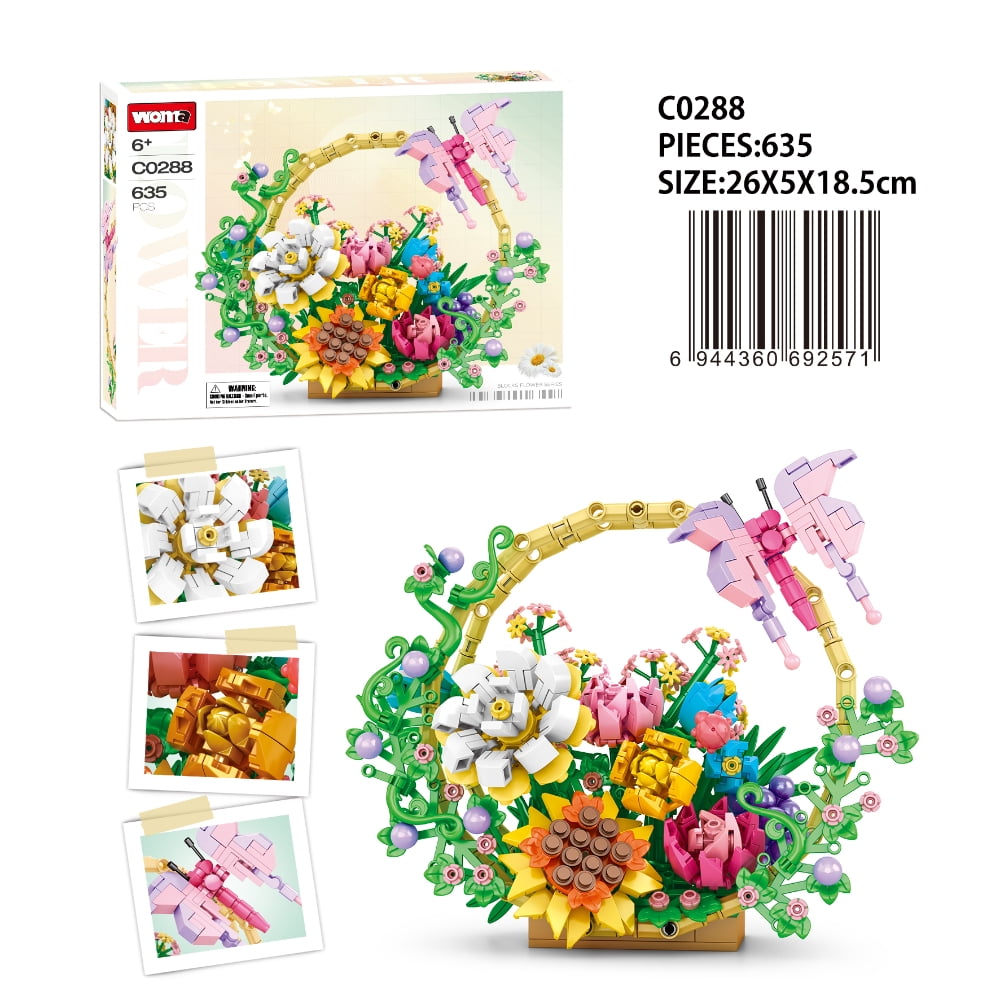 Woma - Set Armable Canasta De Flores C0288
