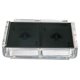 thumbnail image 1 of Porta Barajas Luxe Dominoes con 2 Mazos - Negro, 1 of 7