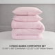 thumbnail image 2 of Juego de Ropa de Cama Juicy Couture en Terciopelo Rosa Malvavisco 3 piezas, 2 of 7