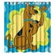 thumbnail image 1 of Cortina de ducha de dibujos animados de Scooby Doo, juego de cortina de baño con ganchos, tamaño 60 x 72 pulgadas, 1 of 3