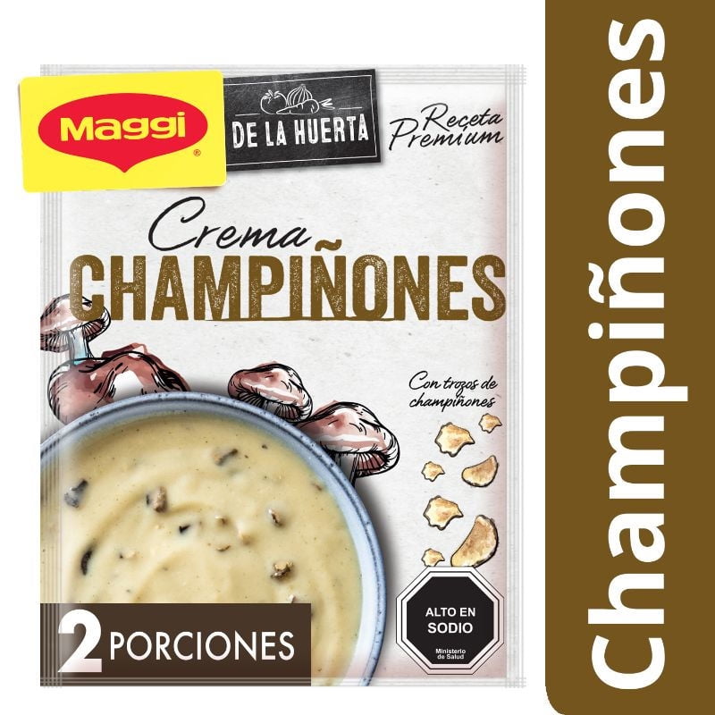 Crema De Champiñones De La Huerta (2 Porciones) Sobre 40 g Maggi
