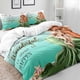 thumbnail image 3 of 3PCS Pink Bedding White Duvet Cover Full Kids Bedding Gold Glitter Crown Castle Fairy Tale Princess Comforter Bedspread Quilt Cover, 3 of 5