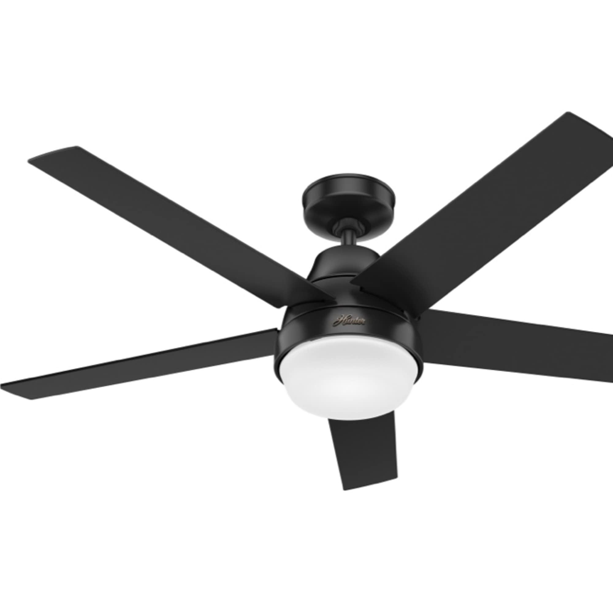 Ventilador De Techo Hunter 51314 Aerodyne De 132 Cm, Negro Mate