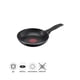 thumbnail image 1 of Sartén 20 Cm Easy Cook Aluminio Negro 1 Piezas, 1 Un, 1 of 2