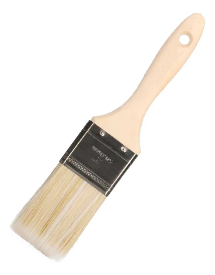 Metalfer - Brocha Para Pintar 2 Pulgadas Mango De Madera Cerda