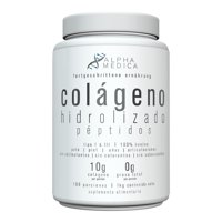 Alphamedica - Colageno Hidrolizado Peptidos 1Kilo 100 Sv - Sin Sabor
