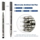 thumbnail image 3 of 9pcs Waterproof Black Micro-Pen Fineliner Ink Pens for Artists and Illustrators - Smooth Writing and Precise Lines, 3 of 3