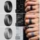 thumbnail image 3 of Anillos de silicona ThunderFit para hombre de 10 mm de ancho y 2,5 mm de grosor, 3 of 6