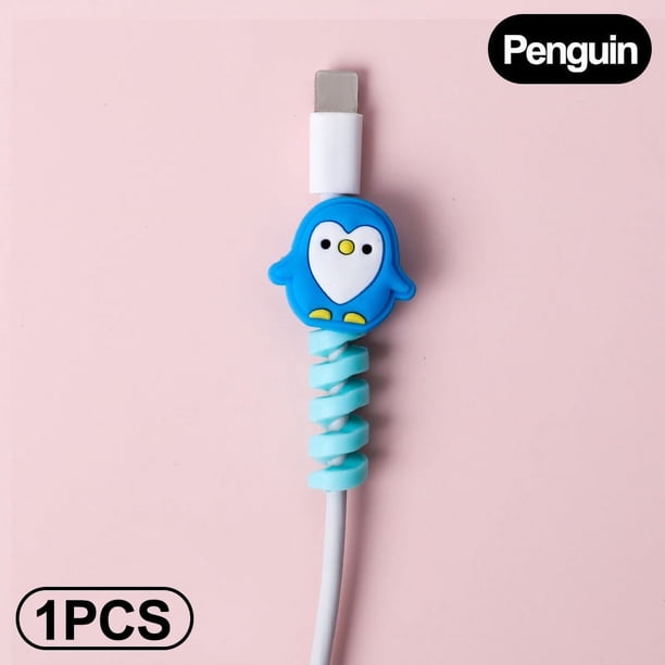1pc Cartoon Animal Cable Protector - Keep Your Charging Cable Safe & Secure with Creative Screw Type Design