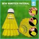 thumbnail image 3 of EAGLES Badminton Birdies Nylon Badminton Shuttlecocks, 12 Pack, 3 of 3