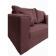 thumbnail image 5 of Sofa 2 Cuerpos Aurelia Tela Burdeo, 5 of 5