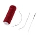 thumbnail image 3 of La trama de la pista del pelo de algodón teje el hilo de la decoración para la extensión del pelo vino rojo, 3 of 5
