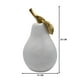 thumbnail image 4 of Figura Adorno De Pera Blanca Decorativa En Resina Moderna blanco, 4 of 4