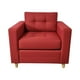 thumbnail image 1 of Poltrona Suecia Lino Rojo, 1 of 3