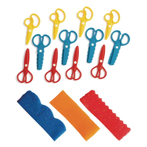 Tijeras Colorations 6‑7 cm, juego de 12 con accesorios