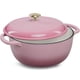thumbnail image 1 of Horno holandés Best Choice Products, 6 litros, hierro fundido esmaltado, rosa, 1 of 7