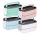 thumbnail image 1 of Fiambrera Para Microondas Bento Box Compartimientos 1400 Ml, 1 of 5
