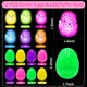 thumbnail image 2 of Pelotas puffer LED con pollito parpadeante, rellenos para huevos de Pascua, paquete de 12, 2 of 8
