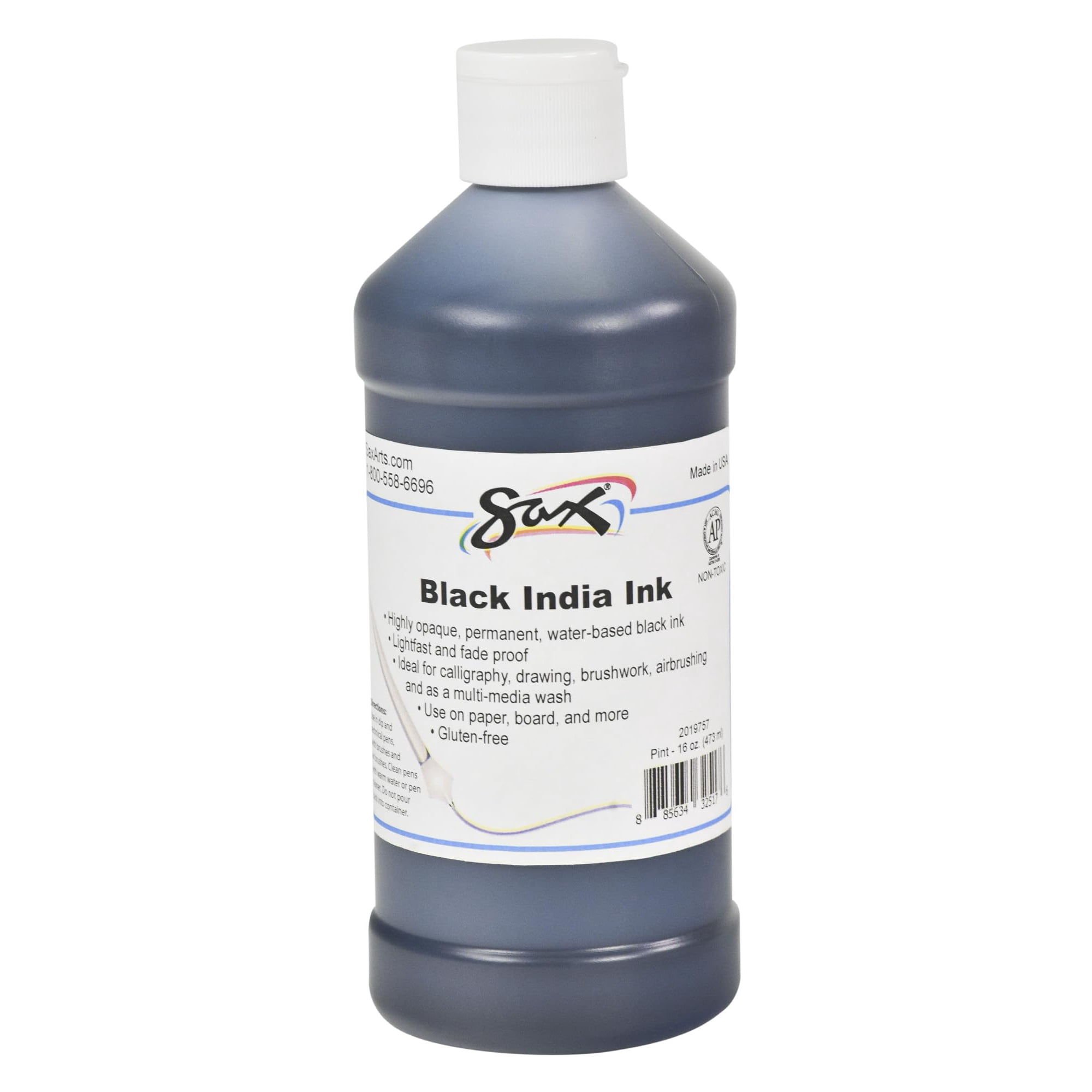Saxofón Indio Ink, Color Negro, 473 Ml