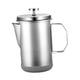 thumbnail image 3 of Cafetera De Prensa Francesa De 1000 Ml Con Filtro Para Cocina, Cafetería, Camping, Color Plateado, 3 of 5