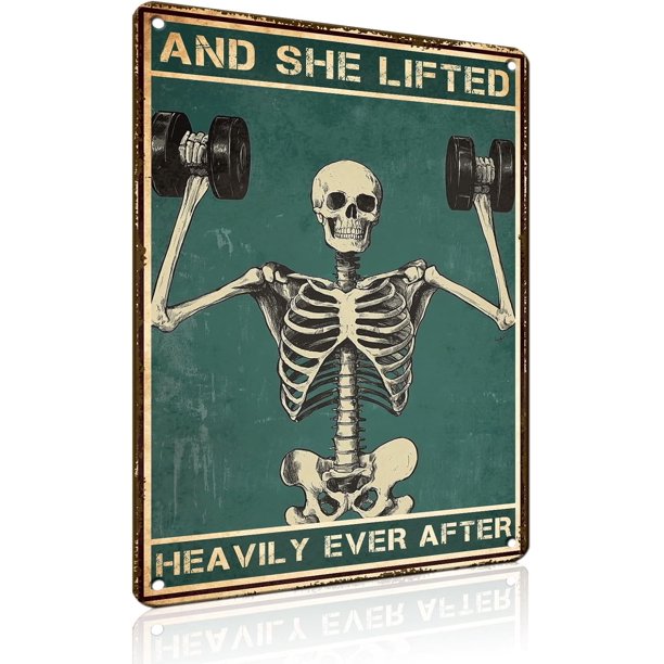 Letrero estaño metal gimnasio no dejas entrenar envejeces vintage arte pared hogar boxeo club 30x40cm