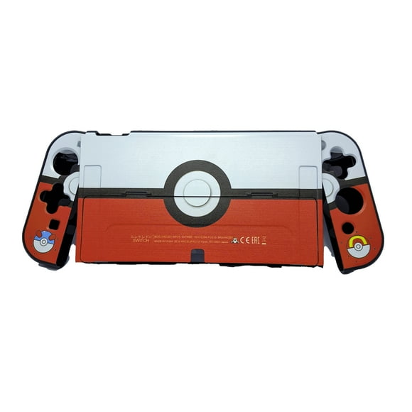 Carcasa funda protectora diseño Pokebola para Nintendo Switch Oled