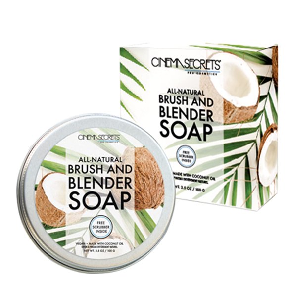 Jabón Cinema Secrets Esponja Vegana Natural para Brochas y Mezcladores