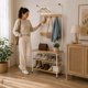 thumbnail image 2 of Mueble perchero madera madera clara, 2 of 2