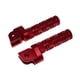 thumbnail image 4 of 1 par de clavijas de pie para motocicleta reemplazo de reposapiés de motocicleta instalar fácilmente reposapiés antideslizantes pedales para XJR400 Rojo, 4 of 5