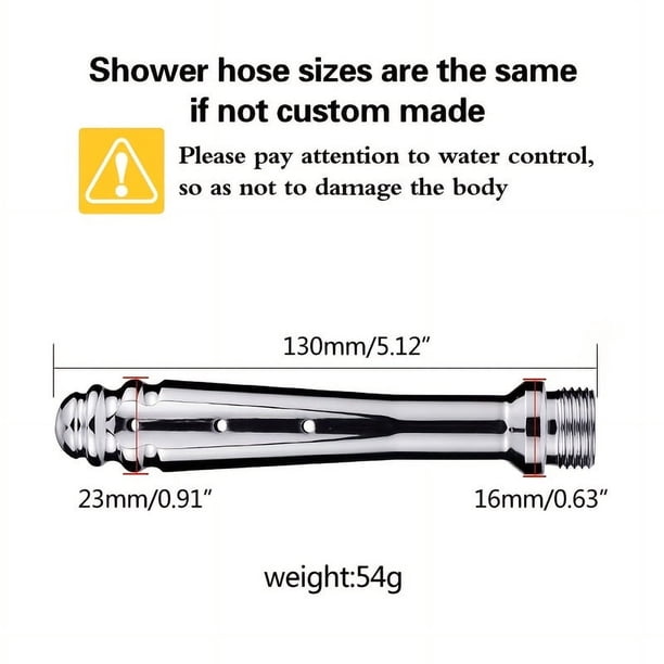 1pc Anal Toys Douche Anal Vaginal Irrigation Metal Aluminium Alloy Enema Nozzle Probe Anal Cleaning Shower Head Sex Toy Adult Sex Toys