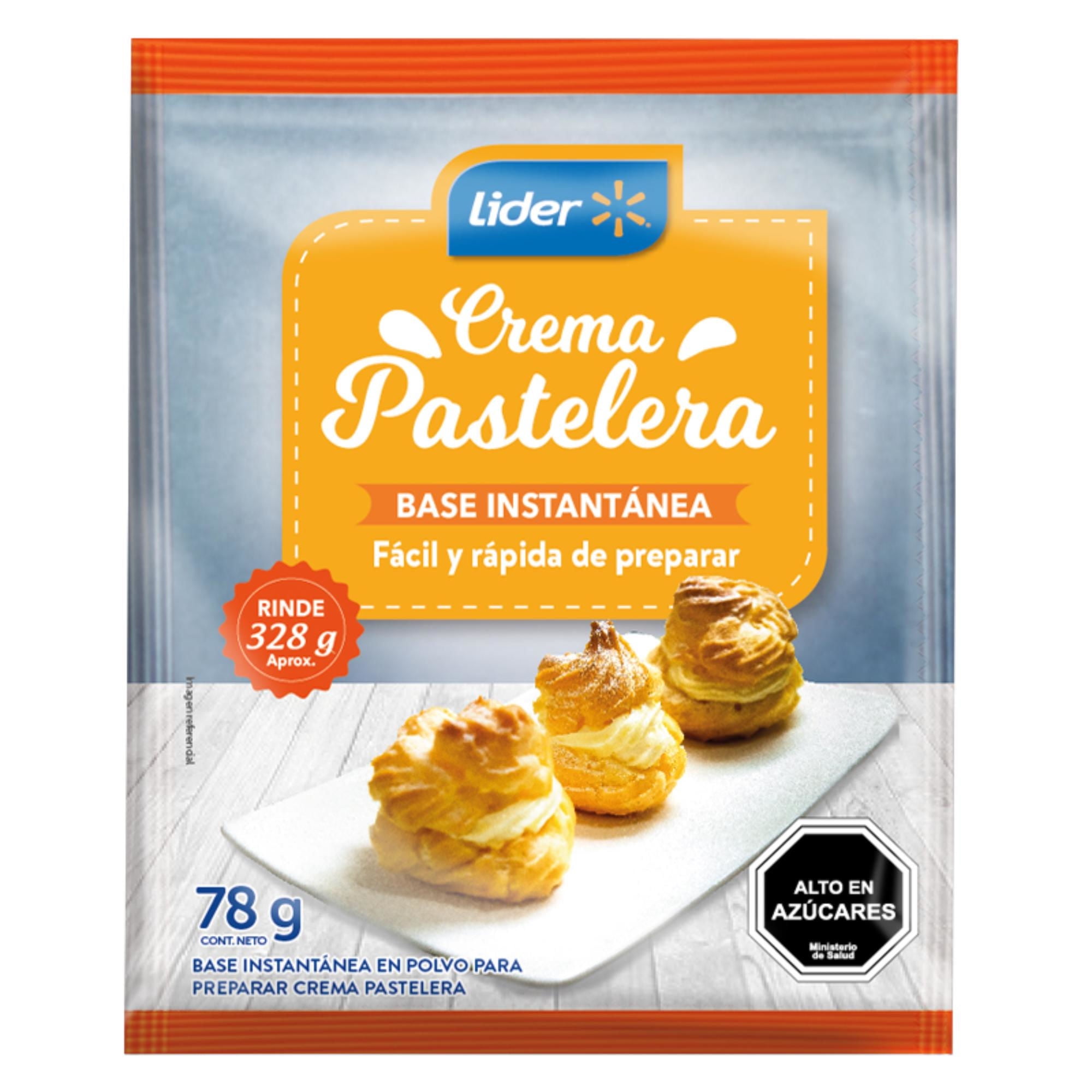 Crema Pastelera Sobre 78 g Lider