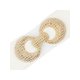 thumbnail image 2 of Cinturón elástico para mujeres INSPIRE CHIC de regreso a clases con hebilla de doble anillo de aleación, moda adecuada para falda o vestido 67x6cm/26.4x2.4" Blanco, 2 of 6