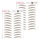 thumbnail image 1 of Tatuajes temporales para cejas Brows by Bossy - Pack impermeable de 2 (Marrón), 1 of 7
