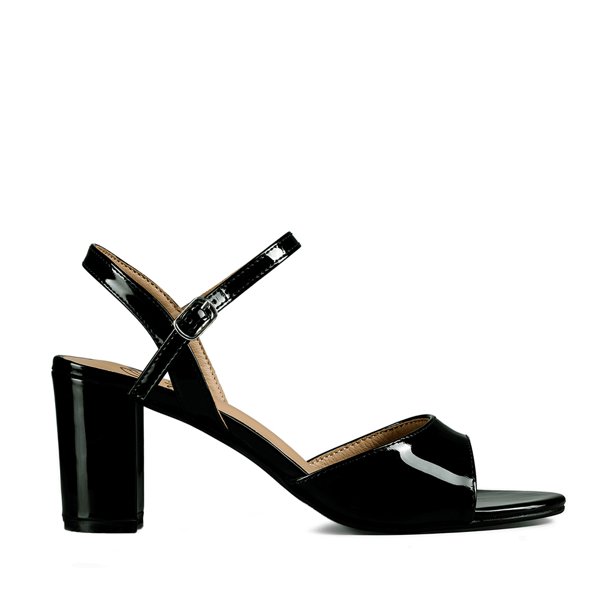 Sandalia Casual Taco Alto Simil Charol Weide Mujer YOU550