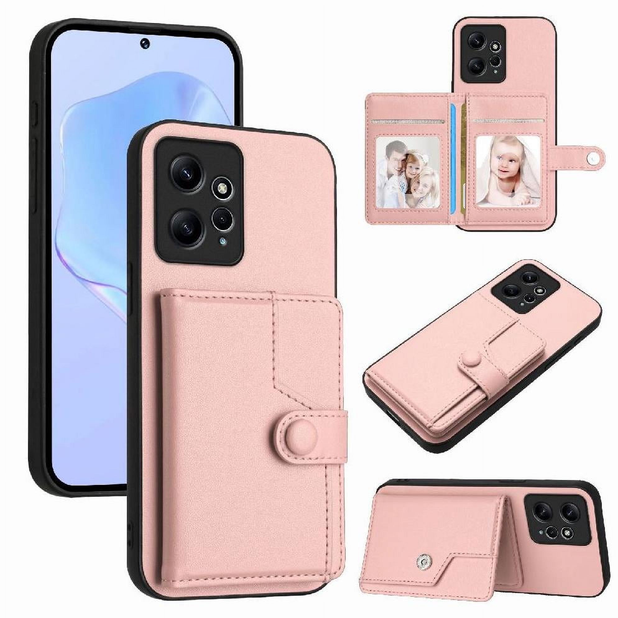 Foxdock Funda Para Xiaomi Redmi Note 12 4G Con Bloqueo Rfid - Diseño Elegante Con Cierre De Botón