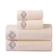 thumbnail image 1 of 1/2/4pcs Cotton Material Thickened Embroidered Towel Set, Crown Pattern Soft Absorbent And Not Faded, 13.7*29.5in Hand Towel And 27.6*55in Bath Towel Set, Suitable For Family Use, 1 of 5